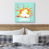 Samurai Jack Energy Graphic Canvas Afdruk (Insitu (Slaapkamer))