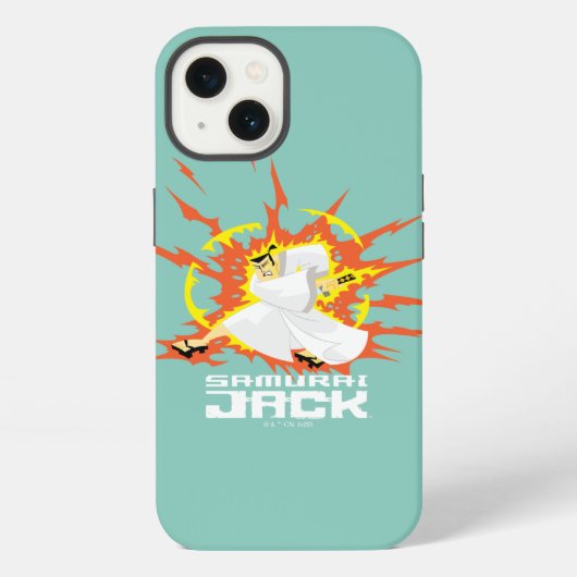 Samurai Jack Energy Graphic iPhone Hoesje (Achterkant)