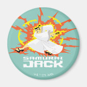 Samurai Jack Energy Graphic Magneet (Voorkant)