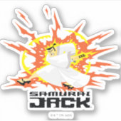 Samurai Jack Energy Graphic Sticker (Voorkant)