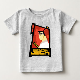 Samurai Jack glimlachend futuristisch Lijst Grafis