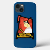 Samurai Jack glimlachend futuristisch Lijst Grafis Case-Mate iPhone Case (Achterkant)