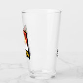 Samurai Jack glimlachend futuristisch Lijst Grafis Glas (Links)