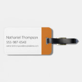 Samurai Jack In Aku Futuristic Frame Bagagelabel (Achterkant horizontaal)