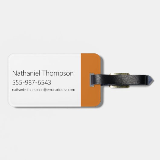 Samurai Jack In Aku Futuristic Frame Bagagelabel (Achterkant horizontaal)