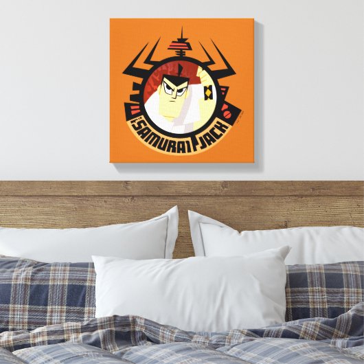 Samurai Jack In Aku Futuristic Frame Canvas Afdruk (Insitu (Slaapkamer))
