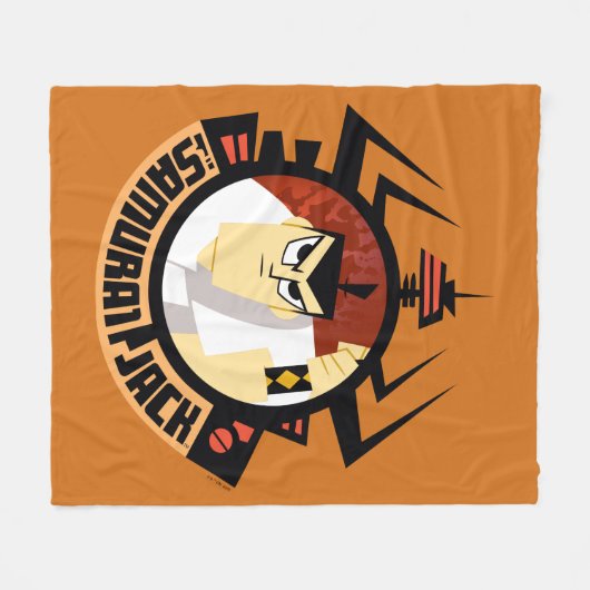 Samurai Jack In Aku Futuristic Frame Fleece Deken (Voorkant (Horizontaal))