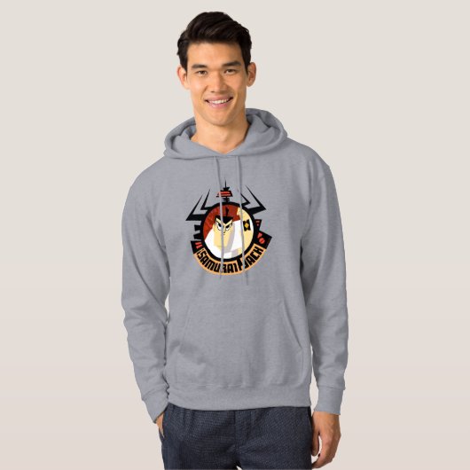 Samurai Jack In Aku Futuristic Frame Hoodie (Voorkant volledig)