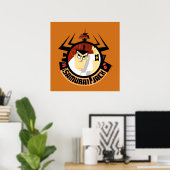 Samurai Jack In Aku Futuristic Frame Poster (Thuiskantoor)