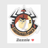 Samurai Jack In Aku Futuristic Frame Sticker (Vel)