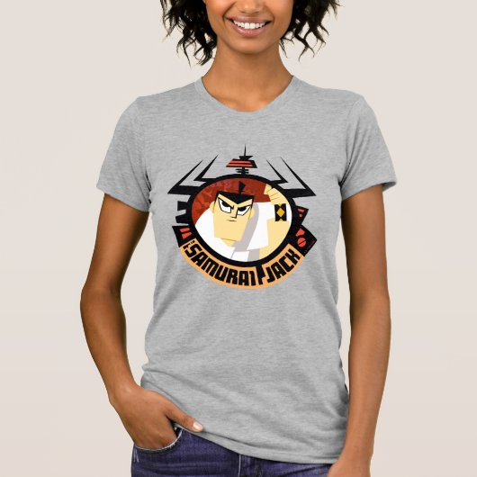 Samurai Jack In Aku Futuristic Frame T-shirt (Voorkant)