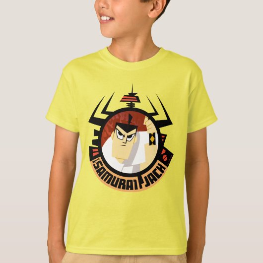 Samurai Jack In Aku Futuristic Frame T-shirt (Voorkant)