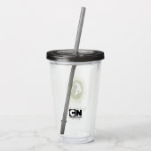 Samurai Jack Leaping Graphic Acryl Drinkbeker (Achterkant)