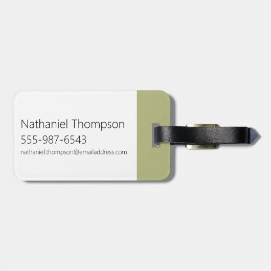 Samurai Jack Leaping Graphic Bagagelabel (Achterkant horizontaal)