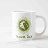 Samurai Jack Leaping Graphic Grote Koffiekop (Rechts)