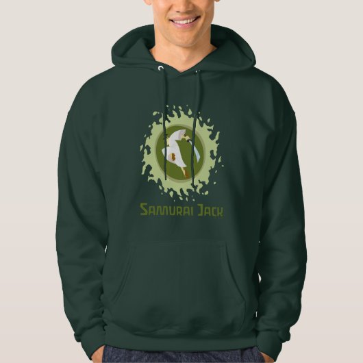 Samurai Jack Leaping Graphic Hoodie (Voorkant)