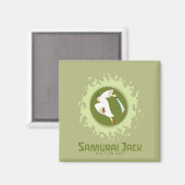 Samurai Jack Leaping Graphic Magneet (Voorkant / Achterkant)