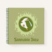 Samurai Jack Leaping Graphic Notitieboek (Voorkant)
