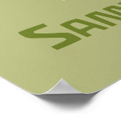 Samurai Jack Leaping Graphic Poster (Hoek)