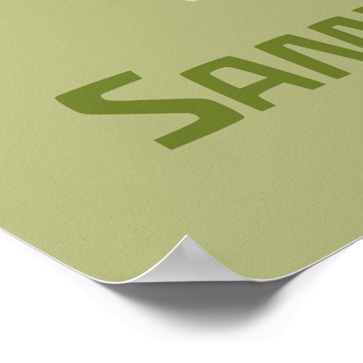 Samurai Jack Leaping Graphic Poster (Hoek)