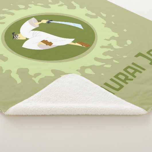 Samurai Jack Leaping Graphic Sherpa Deken (3/4)