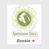 Samurai Jack Leaping Graphic Sticker (Vel)