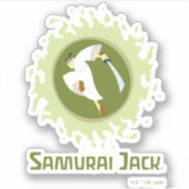 Samurai Jack Leaping Graphic Sticker (Voorkant)