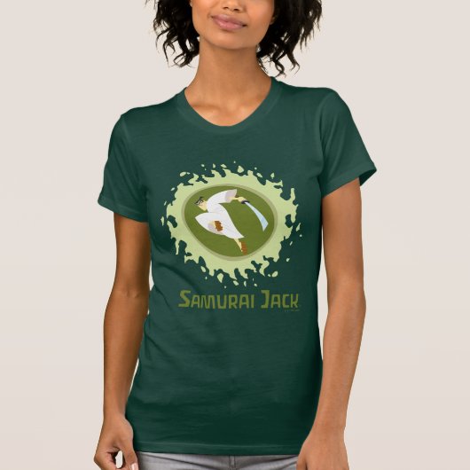 Samurai Jack Leaping Graphic T-shirt (Voorkant)