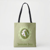Samurai Jack Leaping Graphic Tote Bag (Voorkant)