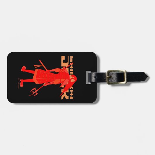 Samurai Jack Red Warrior Graphic Bagagelabel (Voorkant horizontaal)