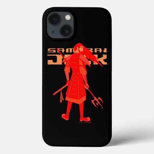 Samurai Jack Red Warrior Graphic Case-Mate iPhone Case (Achterkant)