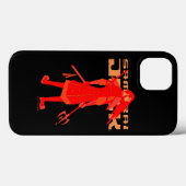 Samurai Jack Red Warrior Graphic Case-Mate iPhone Case (Achterkant (horizontaal))