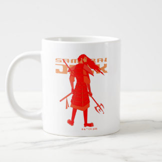 Samurai Jack Red Warrior Graphic Grote Koffiekop