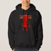 Samurai Jack Red Warrior Graphic Hoodie (Voorkant)