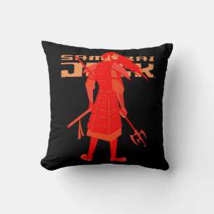 Samurai Jack Red Warrior Graphic Kussen
