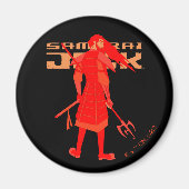 Samurai Jack Red Warrior Graphic Magneet (Voorkant)