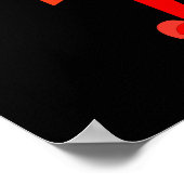 Samurai Jack Red Warrior Graphic Poster (Hoek)