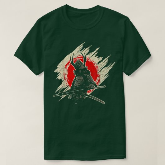 Samurai Japan Japanse strijder T-Shirt (2) (Design voorkant)