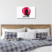 Samurai Japan Ninja Canvas Afdruk (Insitu (Slaapkamer))