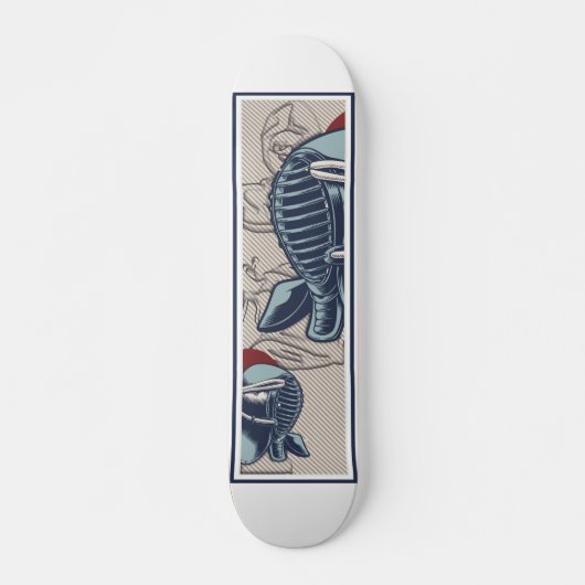 Samurai japan Ninja Karate Skateboard (Voorkant)