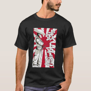 Samurai Japan Ninja Otaku Katana Sword Japans Fl T-shirt