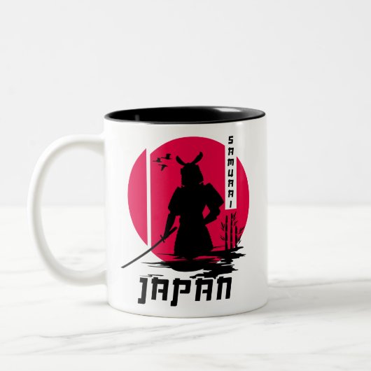 Samurai Japan Ninja Tweekleurige Koffiemok (Links)