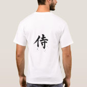 Samurai Japanese Kanji T-Shirt  (Achterkant)
