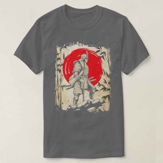 Samurai Japanese Warrior Hero Japan Swordsmen T-shirt (Design voorkant)