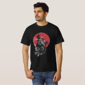Samurai, Japanese warrior, Japanese flag,star wars T-shirt (Voorkant volledig)