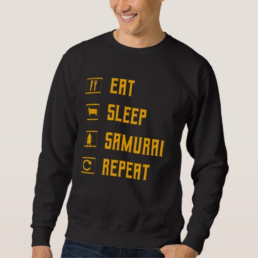 Samurai Japanese Warrior Trui (Voorkant)