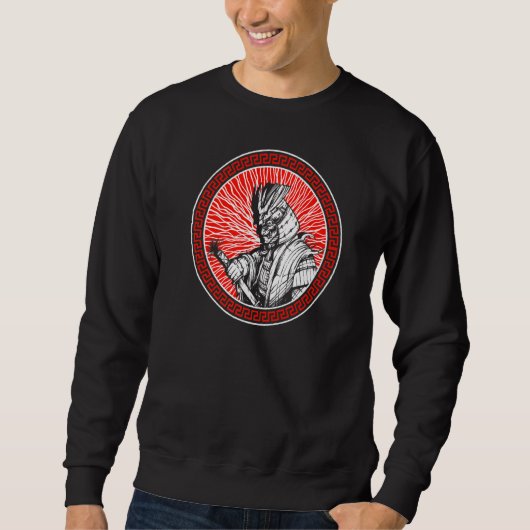 Samurai Japans Ninja Japan Warrior Shinobi Marti Trui (Voorkant)