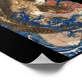 Samurai Japans schilderen c. jaren '1800 Poster (Hoek)