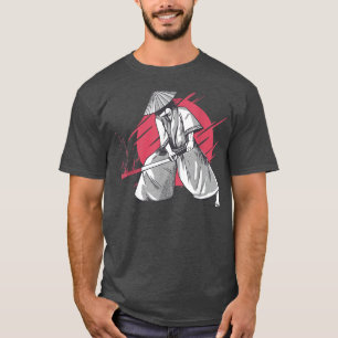 Samurai Japans zwaard Katana Warrior T-shirt