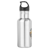 Samurai Japanse Kat POD Vector Kunst - Samurai Jap Waterfles (Achterkant)